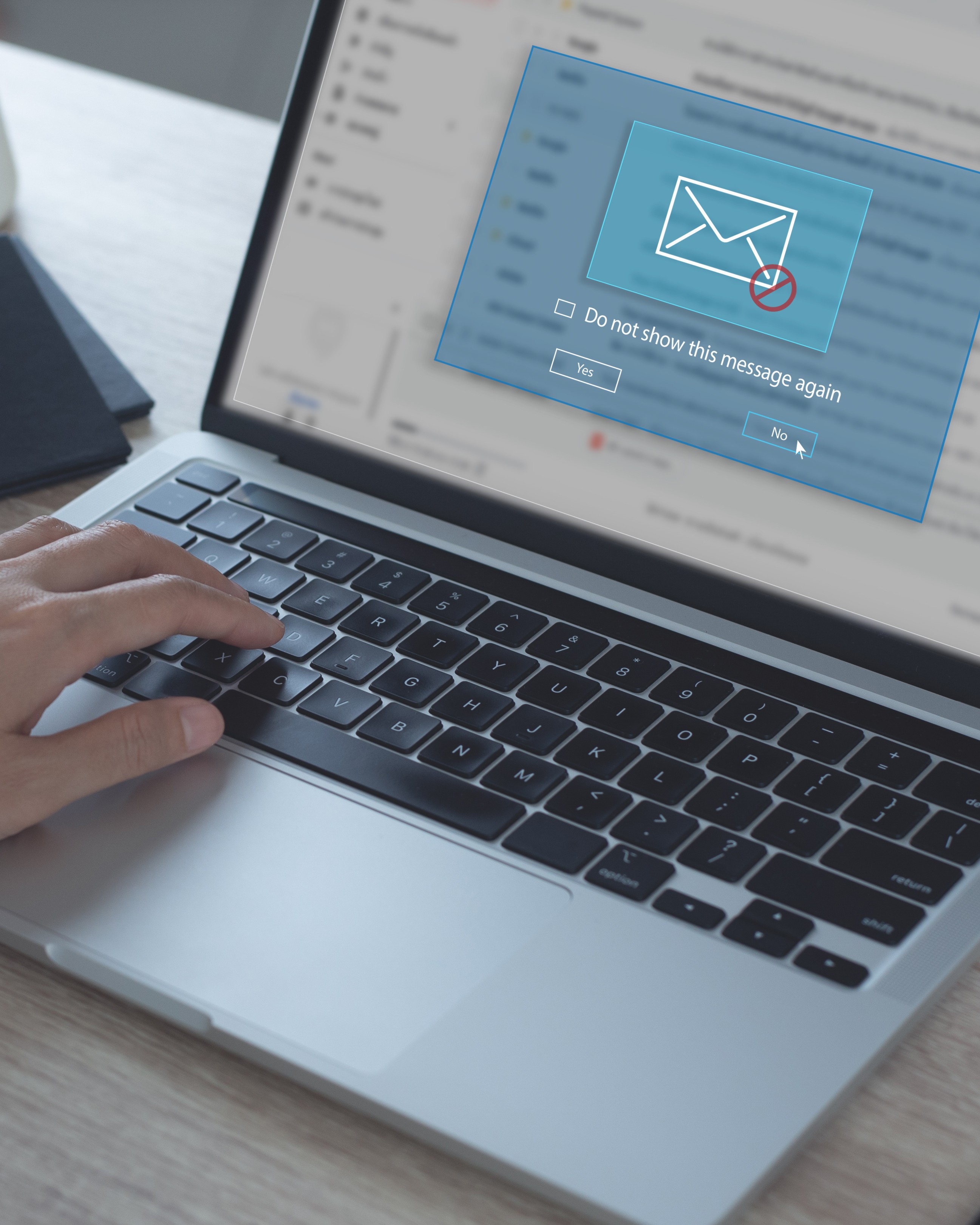 A picture of a phone with 20 email notifications